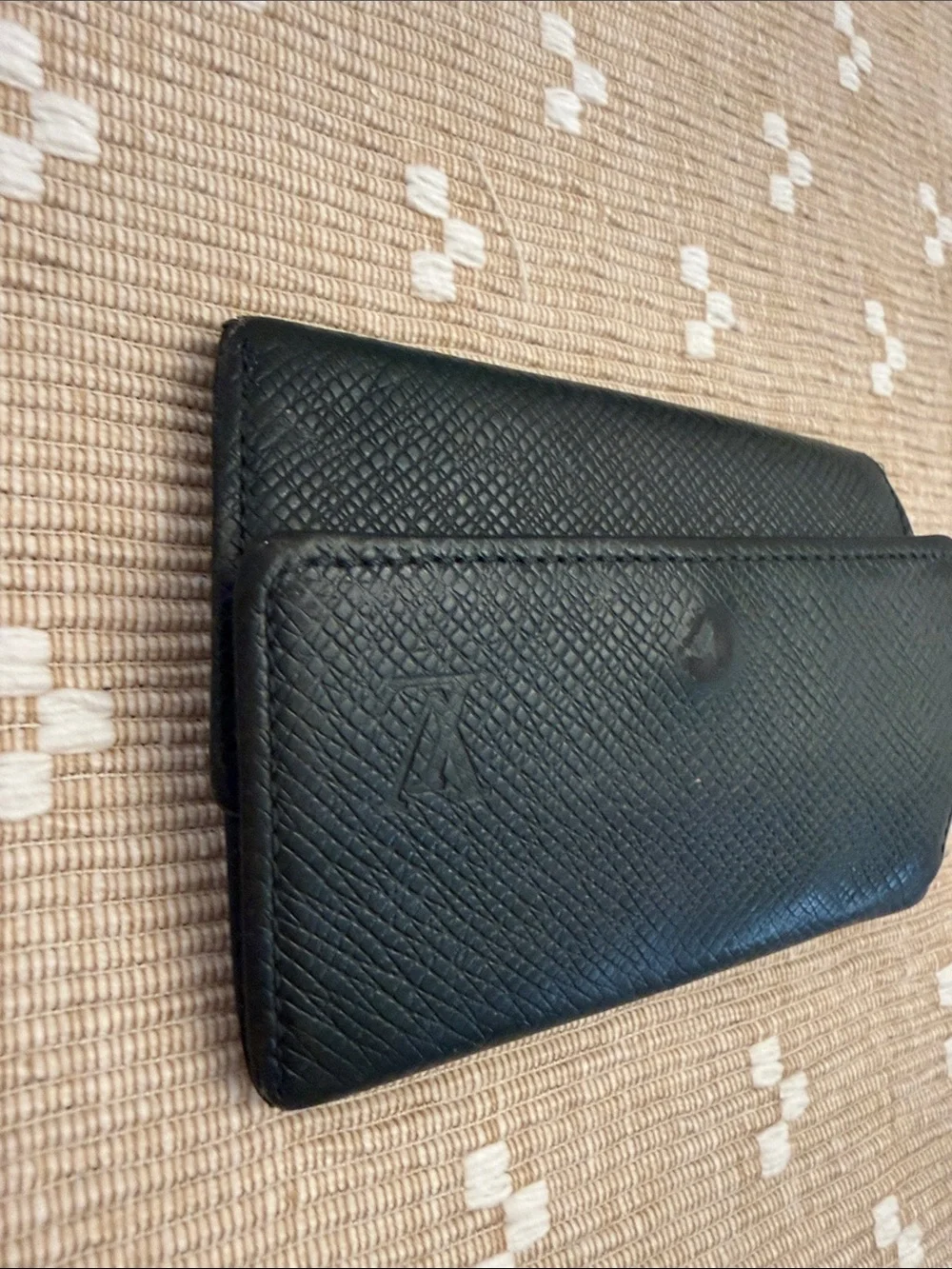 Louis Vuitton Taiga Leather Key Pouch Forest‎ Green M30604 Wallet